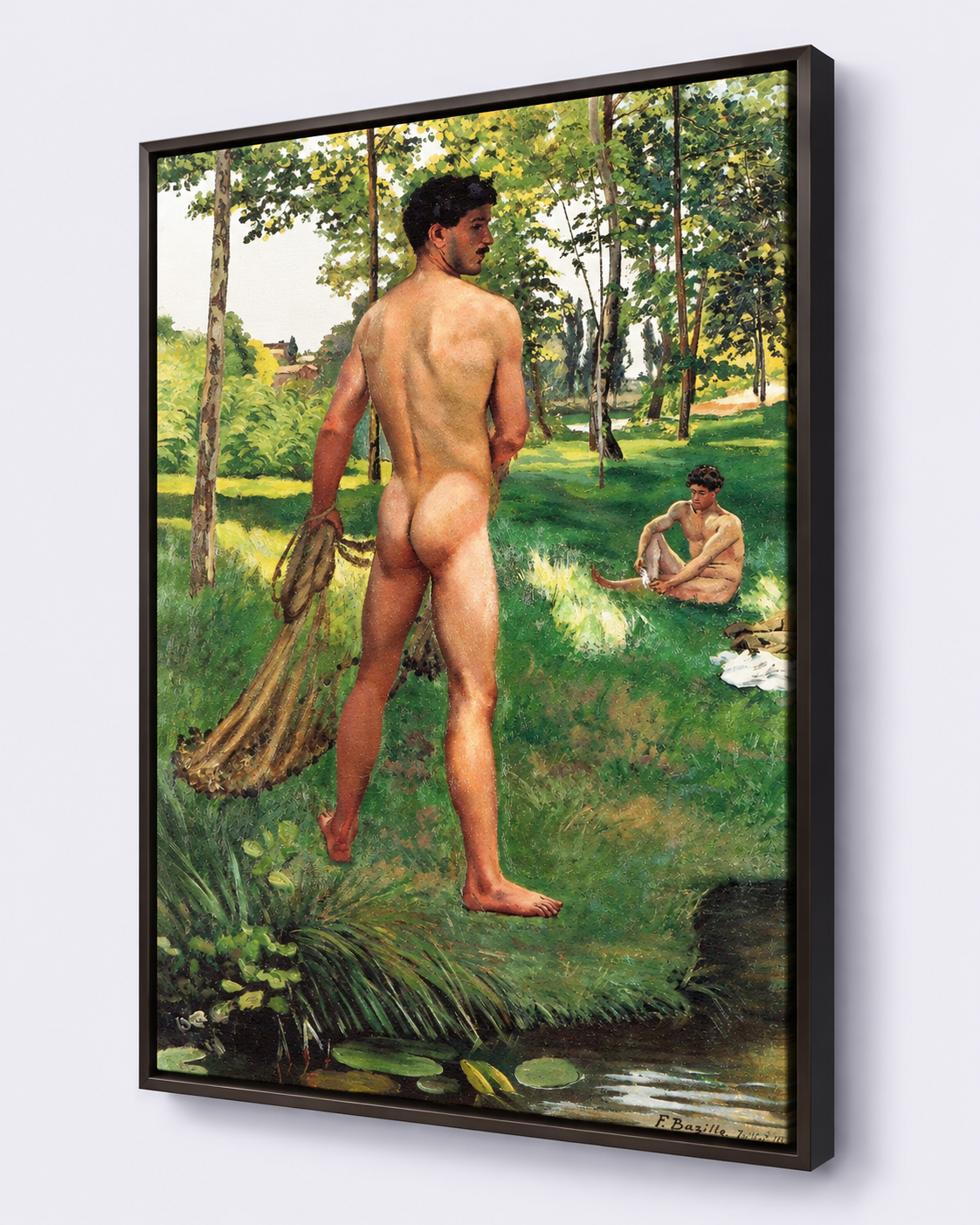 Fisherman with a Net | Frédéric Bazille | 1868