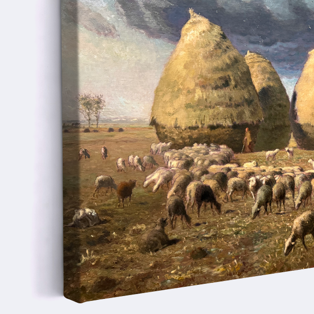Haystacks: Autumm | Jean-Francois Millet | 1874