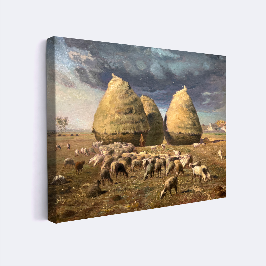 Haystacks: Autumm | Jean-Francois Millet | 1874