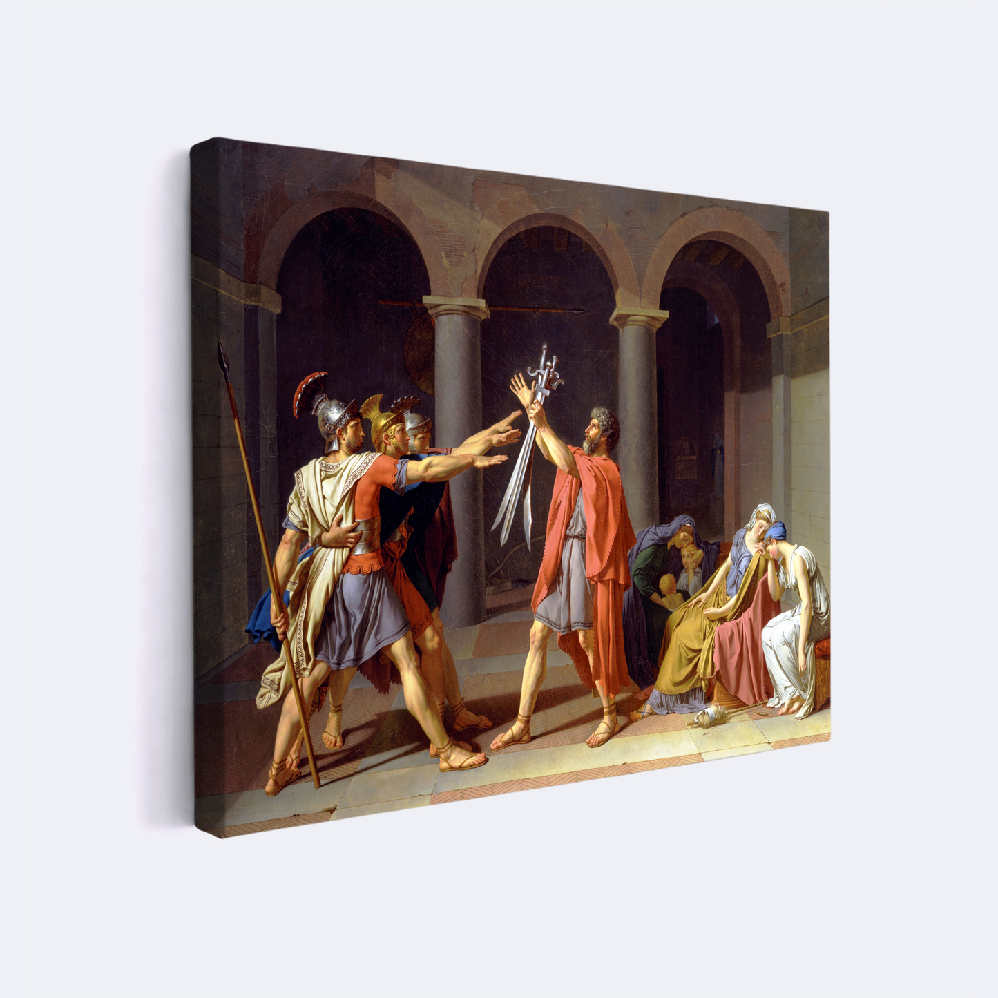 Oath of Horatii | Jacques-Louis David | 1784