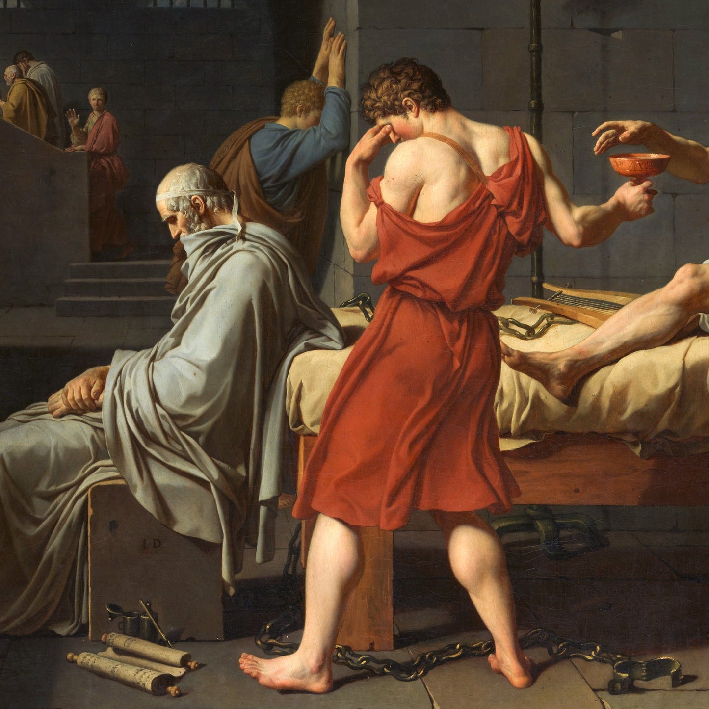 The Death of Socrates | Jacques-Louis David | 1787