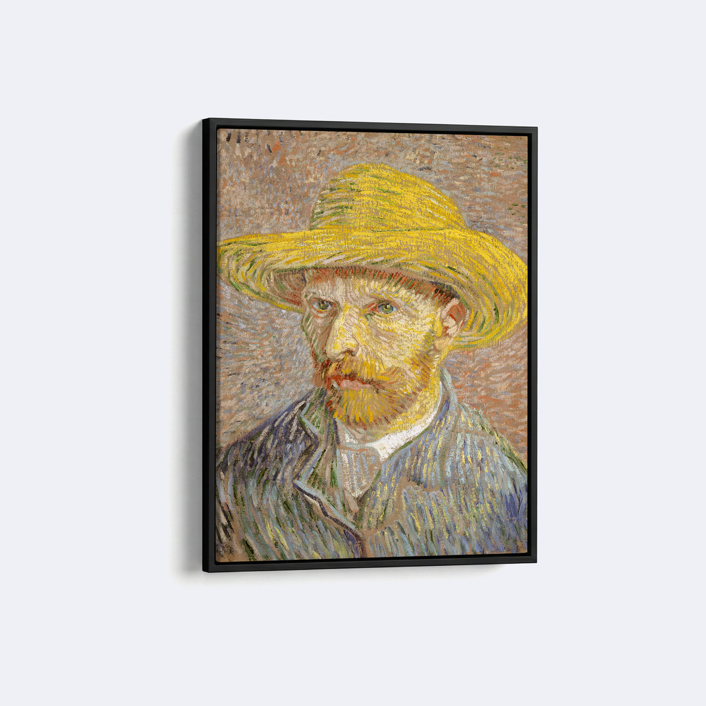 Self-Portrait with a Straw Hat | Vincent van Gogh | 1887