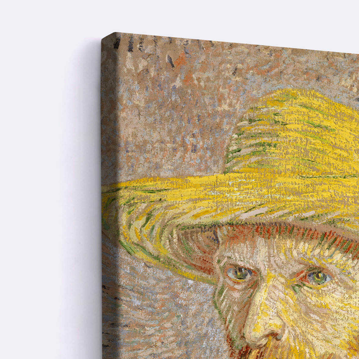 Self-Portrait with a Straw Hat | Vincent van Gogh | 1887