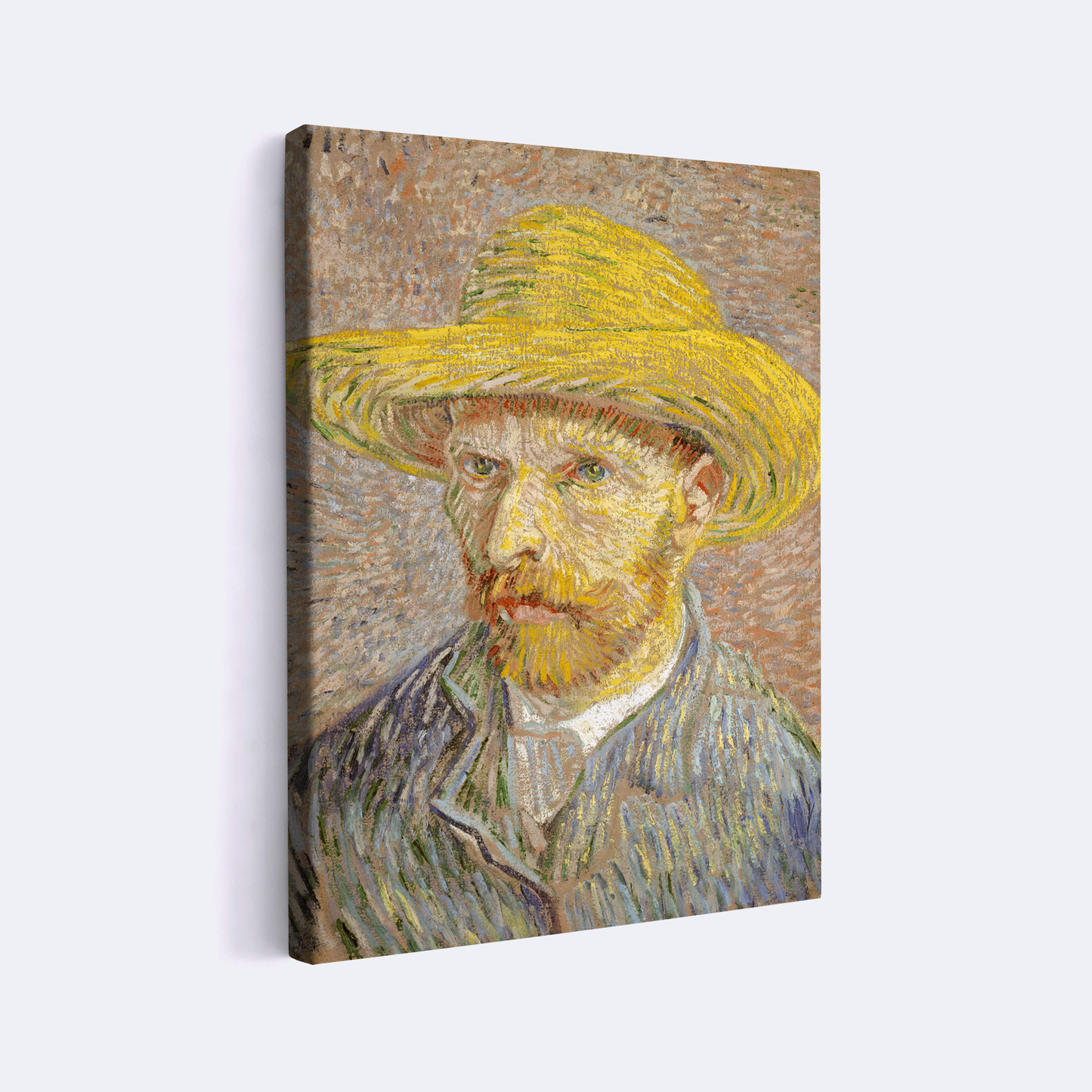 Self-Portrait with a Straw Hat | Vincent van Gogh | 1887