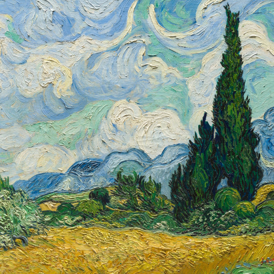Wheat Field with Cypresses | Vincent van Gogh | 1889