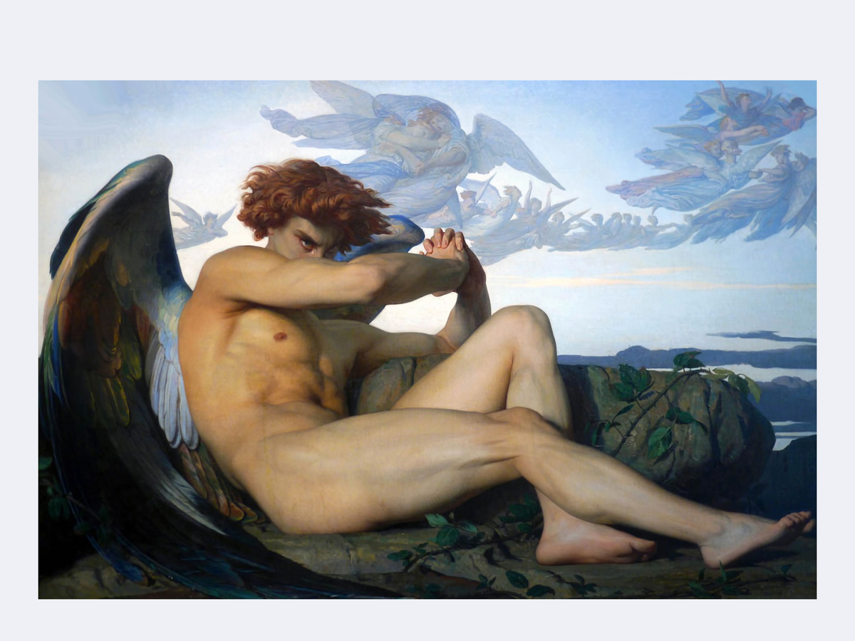 The Fallen Angel | Alexandre Cabanel | 1847