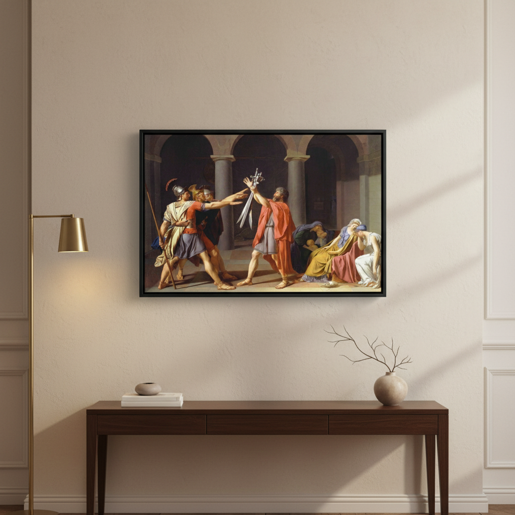 Oath of Horatii | Jacques-Louis David | 1784
