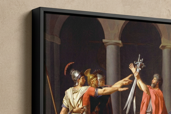 Oath of Horatii | Jacques-Louis David | 1784