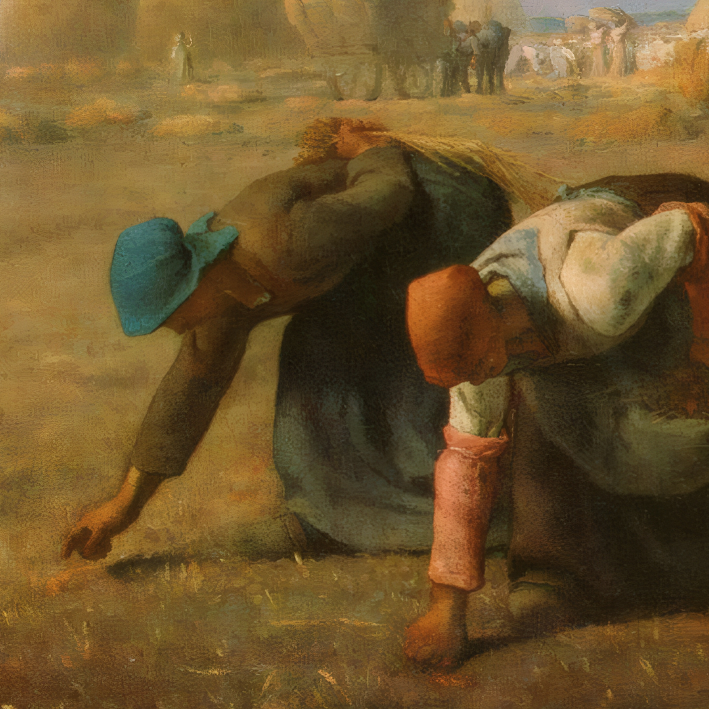 The Gleaners |  Jean-François Millet | 1857