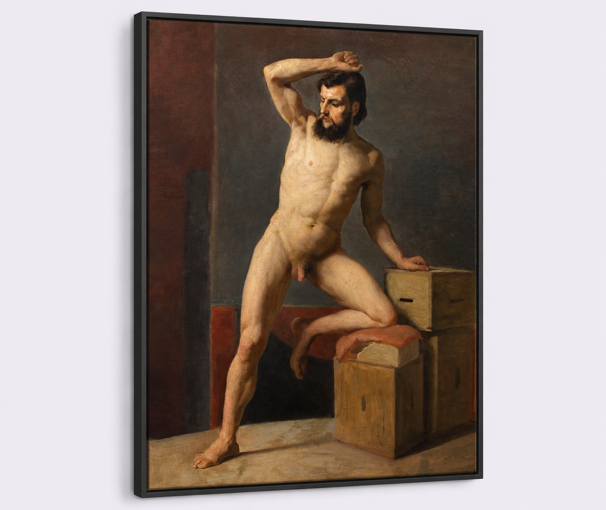 Academy Study of a Male | Gustav Klimt | 1883