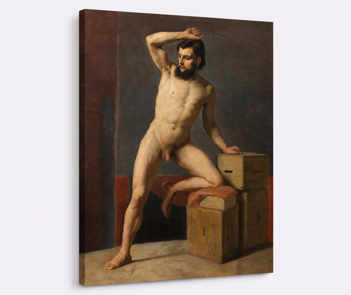 Academy Study of a Male | Gustav Klimt | 1883