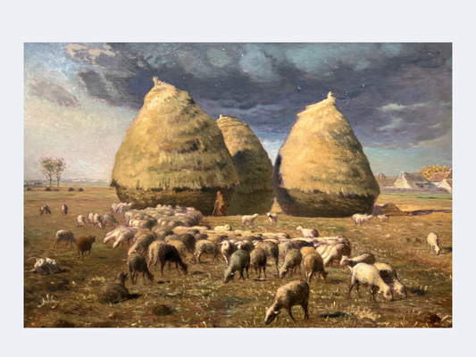 Haystacks: Autumm | Jean-Francois Millet | 1874