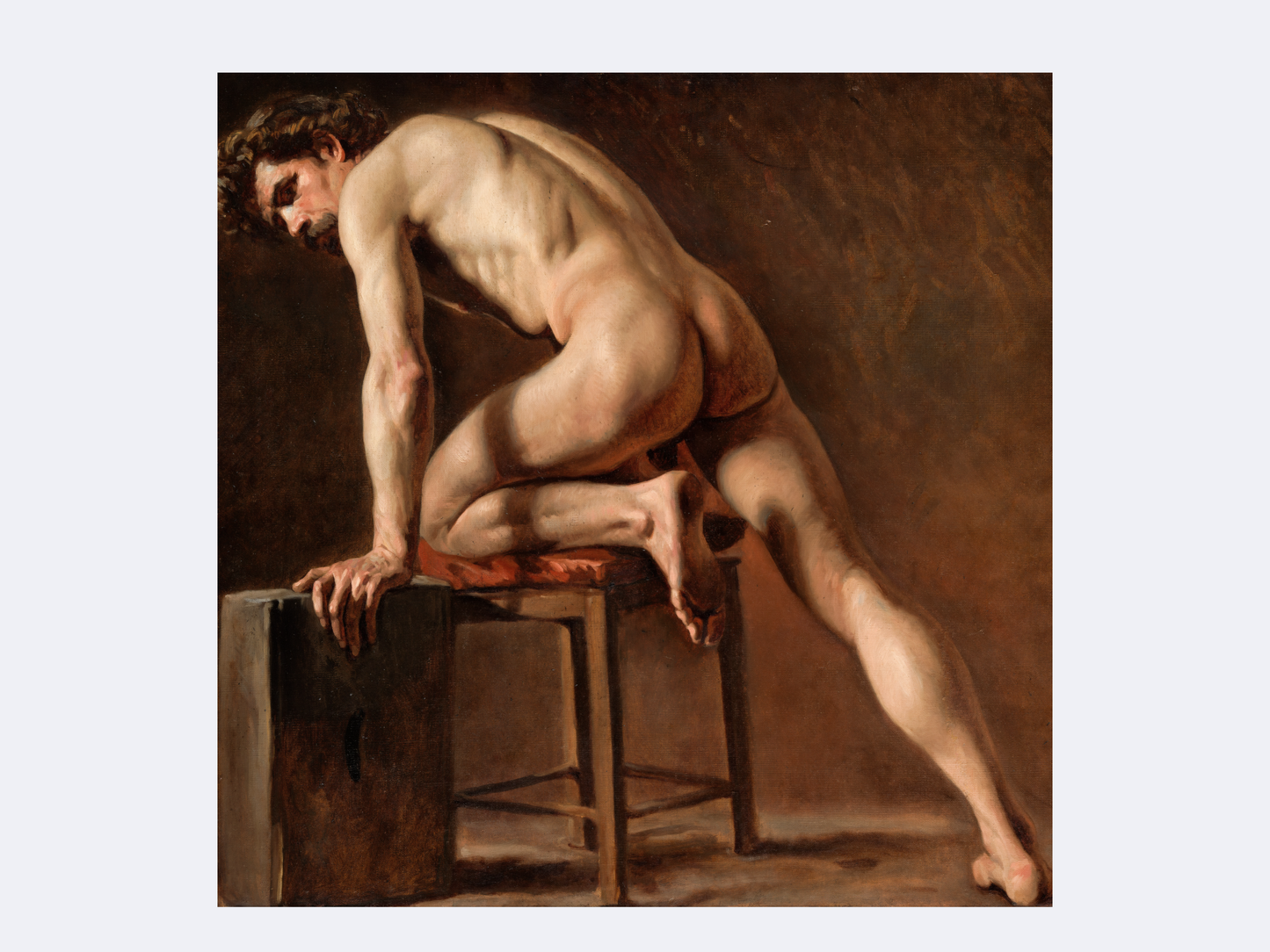 Study of a Man | Gustave Courbet  | 1840