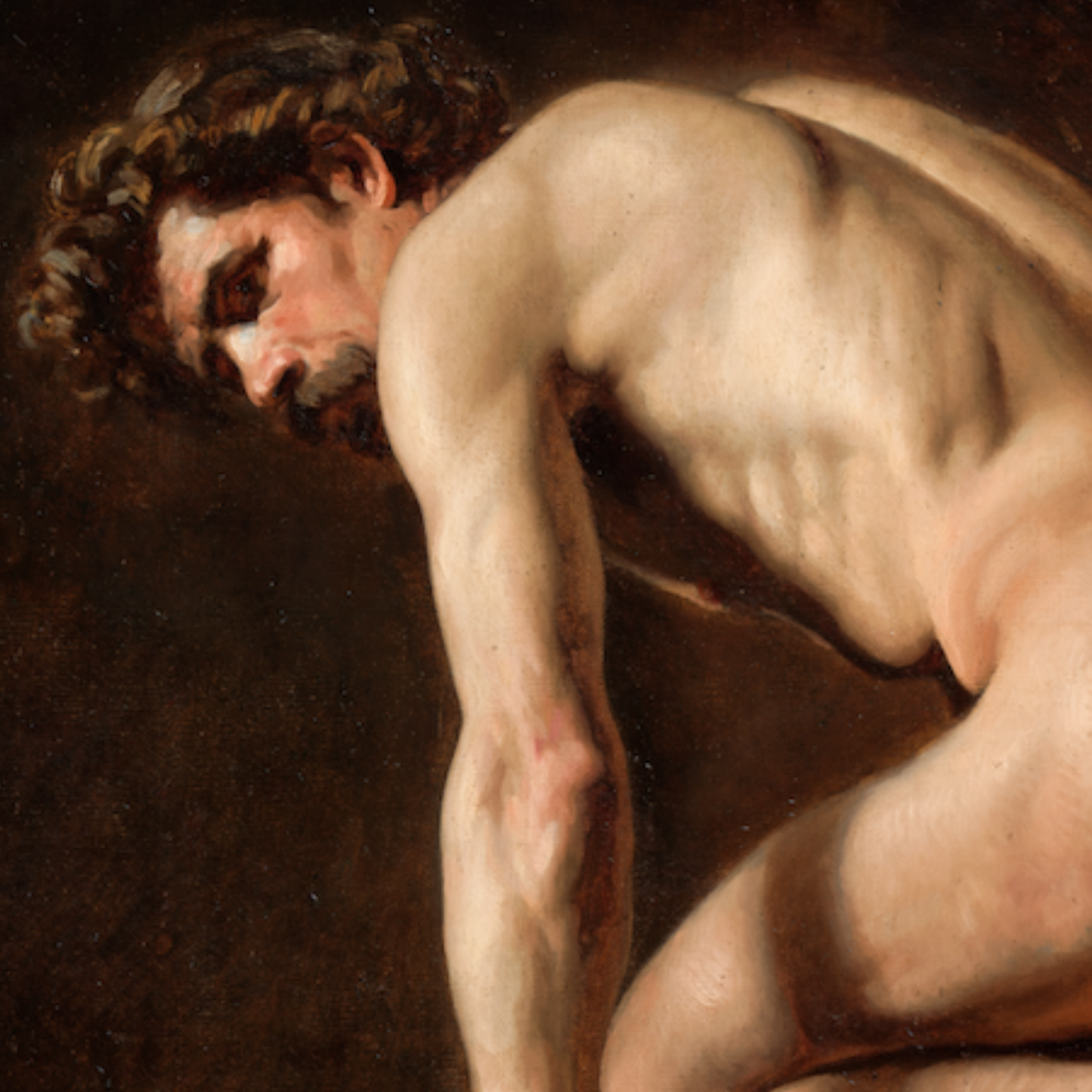 Study of a Man | Gustave Courbet  | 1840