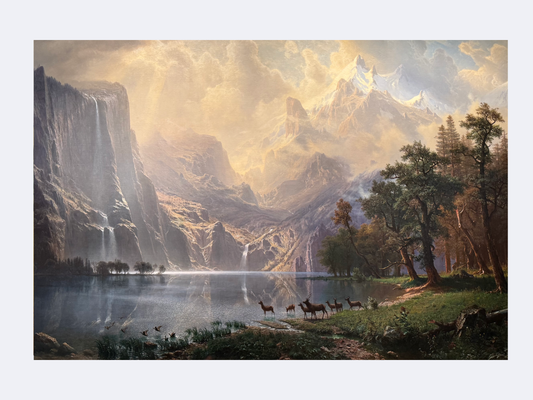 Among the Sierra Nevada, California | Albert Bierstadt | 1868