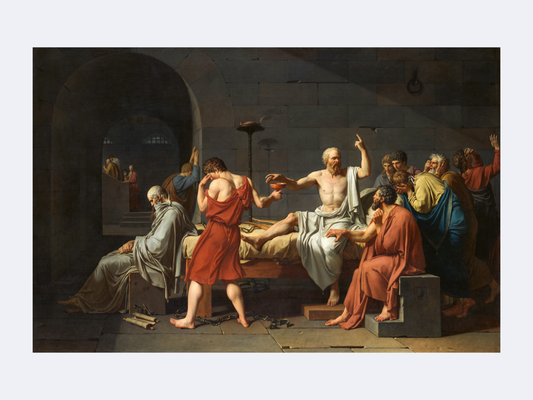 The Death of Socrates | Jacques-Louis David | 1787