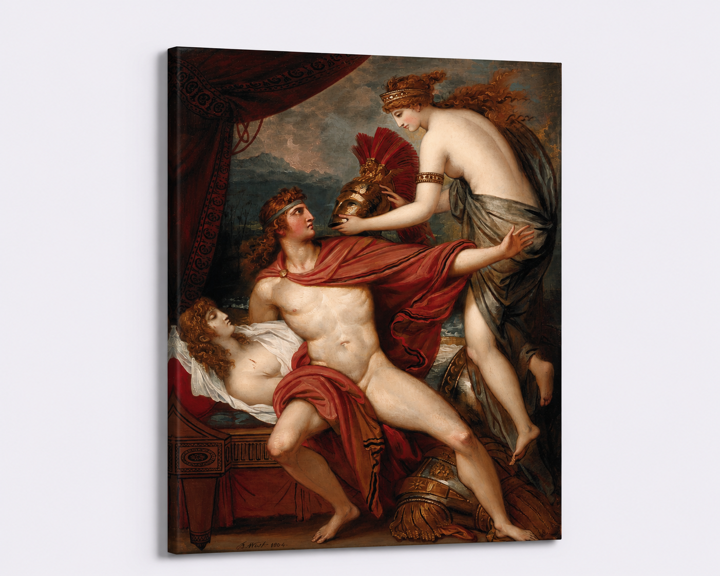 Thetis Bringing the Armor to Achilles | Benjamin West | 1804